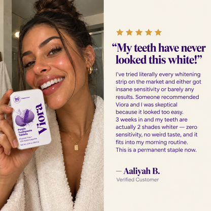 Viora Purple Toothpaste Tablets